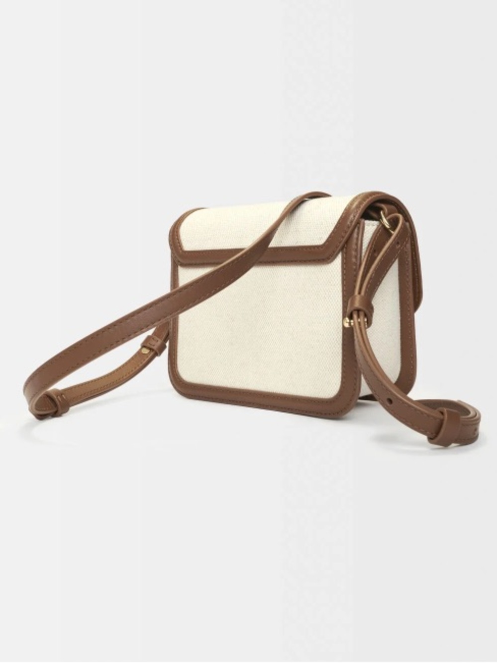 Maje Leather and material mix bag - Picture 4 of 10